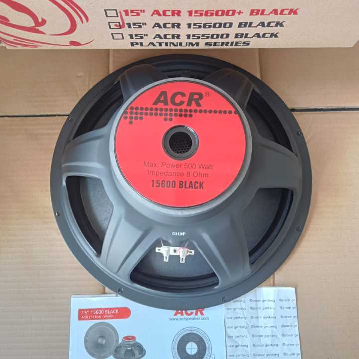 speaker 15inch acr 15600 black 500watt woofer Woofer 500 Watt