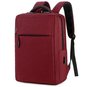 Waterproof and Printable logo Backpack Mens College Student Business Backpack Multi-Function Rechargeable Backpack Laptop Bag