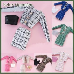 Eelux 1 bộ 30cm thời trang búp bê Quần áo thời trang ba mảnh phù hợp với 1:6 đa khớp búp bê ăn mặc phụ kiện