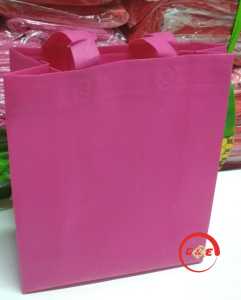 (Model Alas Box / Kotak) Uk 30x40x10 cm Tas Kain SpunBond Goodie Bag Totebag Hampers Belanja Sembako