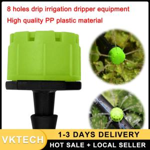 หัวปล่อยน้ำหยดปรับได้ 500 ชิ้น สำหรับสวนระเบียงและโรงเรือนประหยัดน้ำ