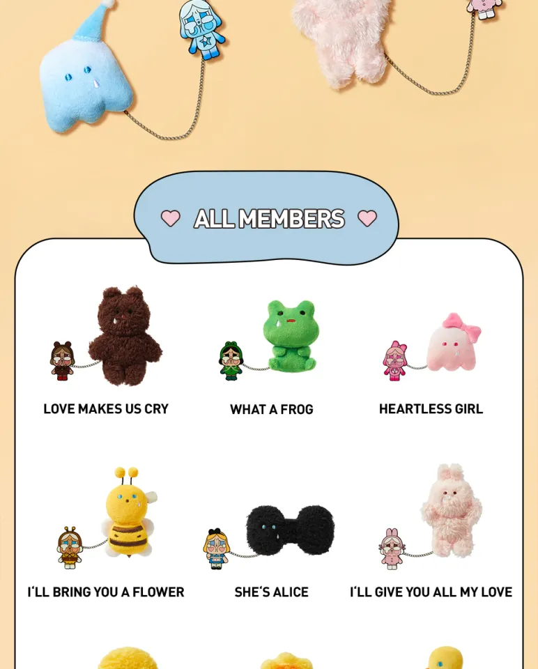 POP MART CRYBABY Crying Again Series-Plush Badge Blind Box