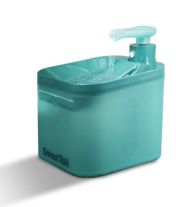 SmartTail Cat Water Fountain Wireless & Battery Operated 2.2L Automatic Pet Water Fountain for Cats Dogs Multiple Pets Silent Noise Reduction