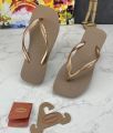 New Best seller Hvainas Fashion Slim Square Flip Flops Plain Slipper for women. 