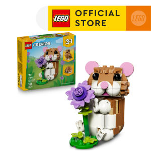 LEGO Creator 3 in 1 31376 Cute Hamster with a Flower (166 Pieces)