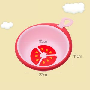 Cnmf hoạt hình cho gia đình hình dạng trái cây nhựa dày của trẻ em chậu rửa