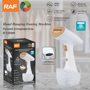 Bàn ủi hơi nước cầm tay bề mặt phủ sứ sử dụng nhiều loại vải RAF R.1285 Công suất 1600W - Chính Hãng
