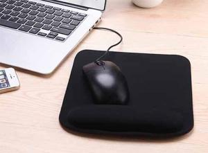 3D Leather Computer Mouse Pad with Wrist Rest Ergonomic Office Soft Sponge Wrist Support Mat mousepad for PC