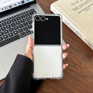 Slim PC Transparent Bumper Phone Case For Samsung Galaxy Z Fold Flip 8 7 6 5 4 3 2 Anti-fall Shockproof Acrylic Hard Back Cover