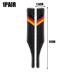 2pcs Car Rear View Mirror Protector Universal Auto Rain Eyebrow Bumper Carbon Fiber Anti Collision Strip Decoration Accessories