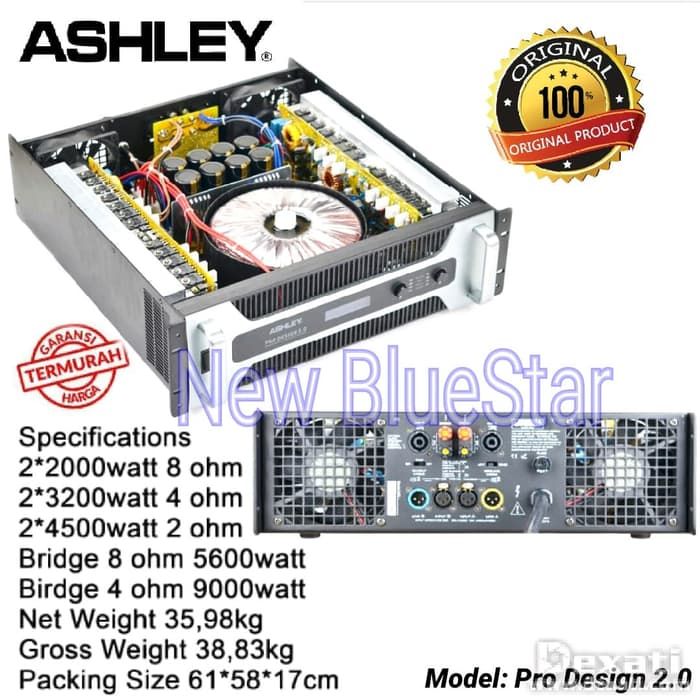 Power ASHLEY PRO DESIGN 2.0 Amplifier Class TD | Lazada Indonesia