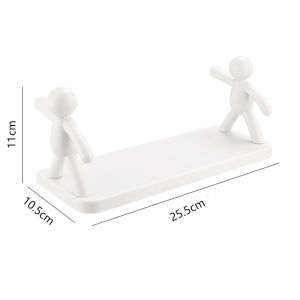 Japanese Minimalism Wall Hanging Bathroom Corner Shelf Storage Rack Kitchen Rack