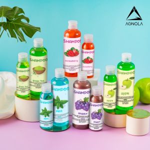 Shampoo Rambut Agnola Ala Salon Murah Wangi Tahan Lama Aroma Buah 100ml - BPOM