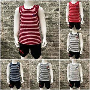 Áo thun ba lỗ bé trai 8 - 38kg | 6 màu | YOA17