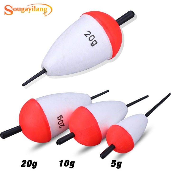 Sougayilang 10PCS Pelampung Fishing Float Tool Pelampung Pancing Dengan  Lampu EVA Fishing Float Fishing Gear for Joran Pancing