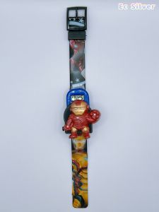 (K42) 3D Ironman Jam Tangan Budak Comel / Marvel Cute Fashion Kids Watches