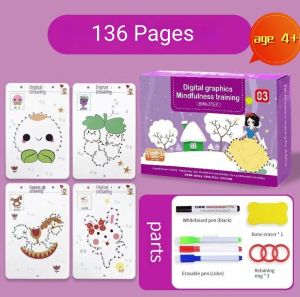 Sticker Puzzle Painting Kit for Ages 3+ Three Piece Set