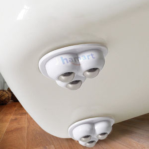 Bánh Xe Mini Bi Thép Gắn Tủ Kệ Nội Thất Dán Đáy Thùng Rác Hộp Để Đồ Keo Siêu Dính