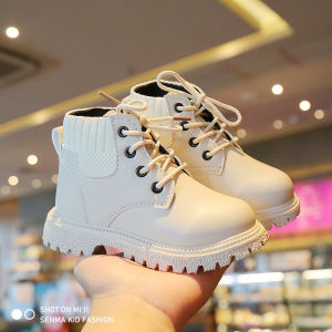 SENMA Boots For Kids Girls Black Shoes Korean Style Kids Shoes Fashion Baby Boots Rubber Shoes 1 to 6 Years Old