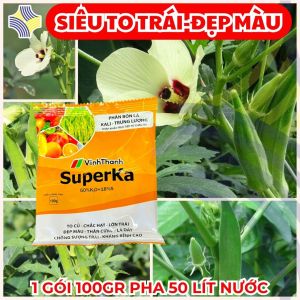 SUPERKA KALI TRUNG LƯỢNG 50%K₂O+18%S | Dưỡng Trái Đậu Bắp – To Thẳng – Xanh Bóng – Giòn Ngọt – Dai Trái – Kéo Dài Thu Hoạch – Nhập Khẩu Châu Âu – Gói 100G