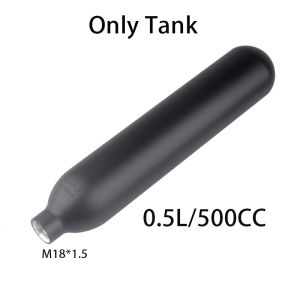 HPA Station 0.5L 500cc Gas Cylinder Refill Pressure Regulator 200Bar 3000psi Scuba Soda Water Stream CO2 Air Tank Diving Bottle Pressure Relief Valve Regulating Black Aluminum Diving Snorkeling Accessories