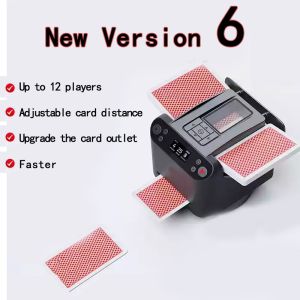 Automatic Shuffle and Card Dealing Machine Electric Card Dealing Tool Texas Poker Card Game