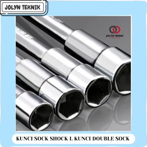 KUNCI SOCK SHOCK L KUNCI DOUBLE SOCK ALLEN KEY 2 WAY DR 1/2" 6PT Double 8 - 19 MM