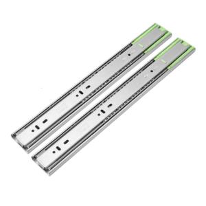 1 cặp đóng nhẹ ngăn kéo đường ray thép không gỉ trượt ngăn kéo giảm xóc thủy lực đệm đồ nội thất đường sắt phần cứng