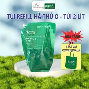 [HCM] Dầu gội thảo dược Hà thủ ô Cỏ Cây Hoa Lá 2 in 1 - Cân Bằng Sắc Tố Melanin - Hàng Chính Hãng - Túi refill 2 lít lớn siêu tiết kiệm
