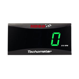 KOSO Tachometer With Bracket Motorcycle LED Digital Waterproof RPM Meter Universal For Honda Kawasaki Yamaha NVX NMAX XMAX Scooters