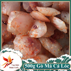 1KG Khô Gò Má Cá Lóc dai thịt cá săn chắc đậm đà lại ngọt rất ngon và dễ ăn- VỰA KHÔ MINH TRIẾT