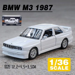 LEO 1:36 BMW M3 1987 Metal Diecast Alloy Toy Car Model Trucks For Kids Toys Vehicles Hobbies Collection
