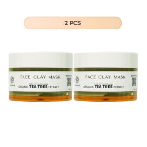 [BUY 2 FREE 3] Natureal Tea Tree Face Clay Mask 60g | Acne Treatment + Oil Control + Pore Tightening