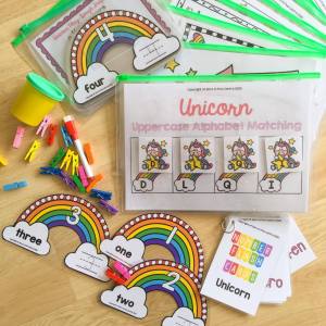 International Preschool Learning Kit: Unicorn My Pony Learning Kit Montessori Toy Toddler Early Learning Activity Book