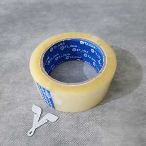 Lakban Tajima Blue Core 2Inch (45mm) x 100Yards Lakban Bening Coklat Murah TOP Kuat Lengket