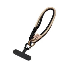 Phone Case Braided Hanging Rope Lanyard Wristband Phone Lanyard Hand Grip Anti-theft British Style