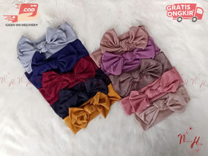 Bando bayi pita kupu kupu/ Bandana anak pita kelinci 0-3 tahun/ Headband baby lucu