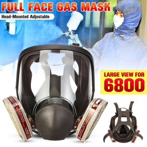 COD KIRIM CEPAT Masker Gas Beracun Respirator Full Face with Activated Carbon Filter 6001CN - 6800 No.3