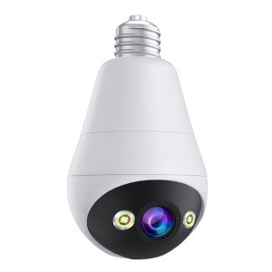 Jooan CCTV Wireless IP Camera bulb Lamp LED Light PTZ 360 degree Home Security Wireless Panoramic Home Security CCTV Fisheye Two Way Audio Baby Monitor AutoTracking