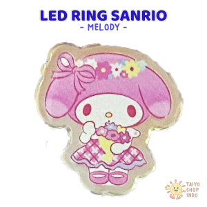 TAIYO Aksesoris Fashion LED Ring Glitter Pony Cincin Lampu Menyala Lamp Light Nyala Karakter Kartun