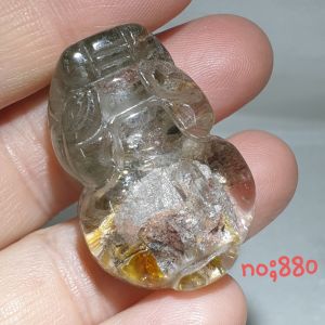 Crystal Symbiosis With Mica Pixiu/云母水晶貔貅/As Feng Shui Ornament Lucky Mica Pixiu