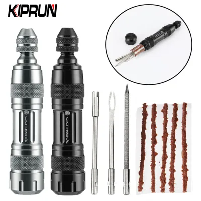 [Ready stock] KIPRUN Bicycle Tubeless Tire Repair Set Kit 3 Drills And 5 Rubber Strips For MTB Tyre Puncture Sealant Rubber Stripes Road Bike Tire Maintenance Mini Bicycle Tools