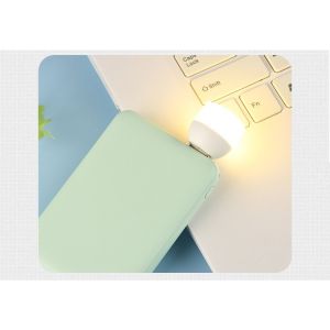 Portable Mini USB LED Night Lamp 1 Watt Warm & Cool White Light Low Power Emergency Light For Bedroom Bathroom Hallway Power Bank Laptop Plug In Small Light
