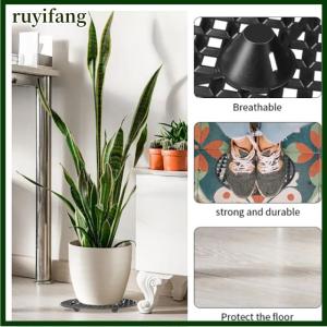 ruyifang 1Pc Plant Pot Elevator Heavy Duty Plant Stands 20 30 40cm Plant Pot Saucer For Prevent Rot And Damage On Patio Deck Floor