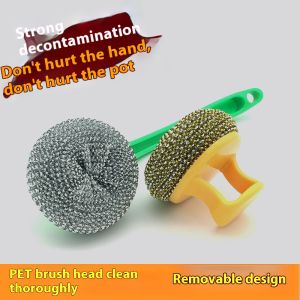 SEA JJTเครื่องมือขัดครัวทรงพลังพร้อมหัวแปรงขนสัตว์สำหรับการทำความสะอาดอย่างล้ำลึก