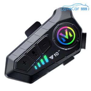 Y10-2X Open-Ear Bluetooth Headset for Helmet Use with Noise Reduction Long Battery and Hands-Free Calls