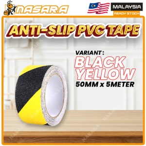 1 Roll 50mm x 5m Anti Slip PVC Tape Waterproof Safety Warning Stairs Floor Self Adhesive Sticker / Pita Pelekat / 防滑地板胶带