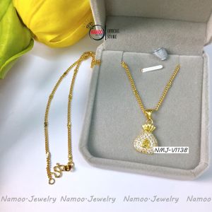 Dây Chuyền Nhỏ Xinh Nữ V1138 Mặt Tài Lộc Tiền Tài