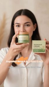 Total Relief Magnesium Cream for Nerves Arnica MSM Cream Soothing Body Cream Muscle Pain Relief Ready Stock