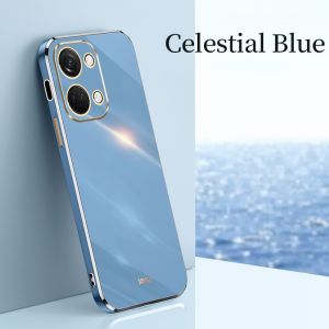 For OnePlus Nord 3 5G Square Plating Phone Case For Oneplus Nord3 2023 Camera Lens Protection Soft Silicone Shockproof Back Cover 